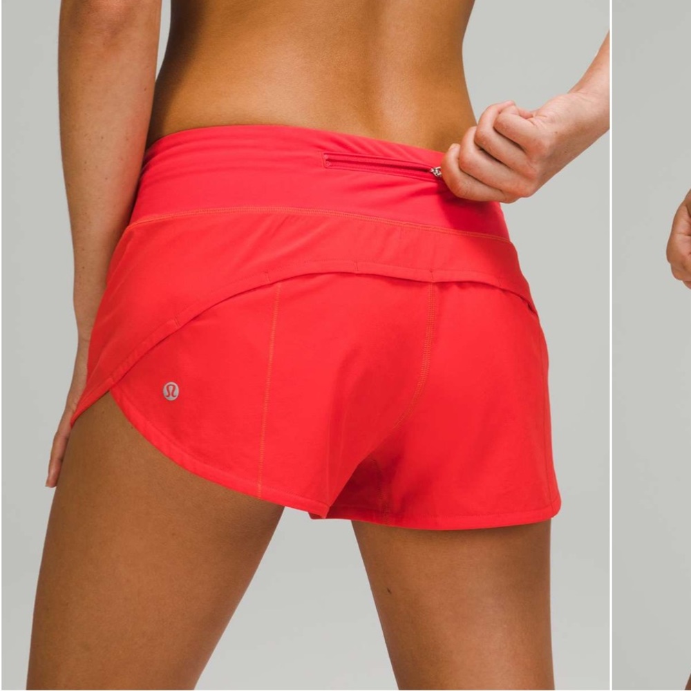 Lululemon Speed Up Low-Rise Short 2.5"
Carnation Red